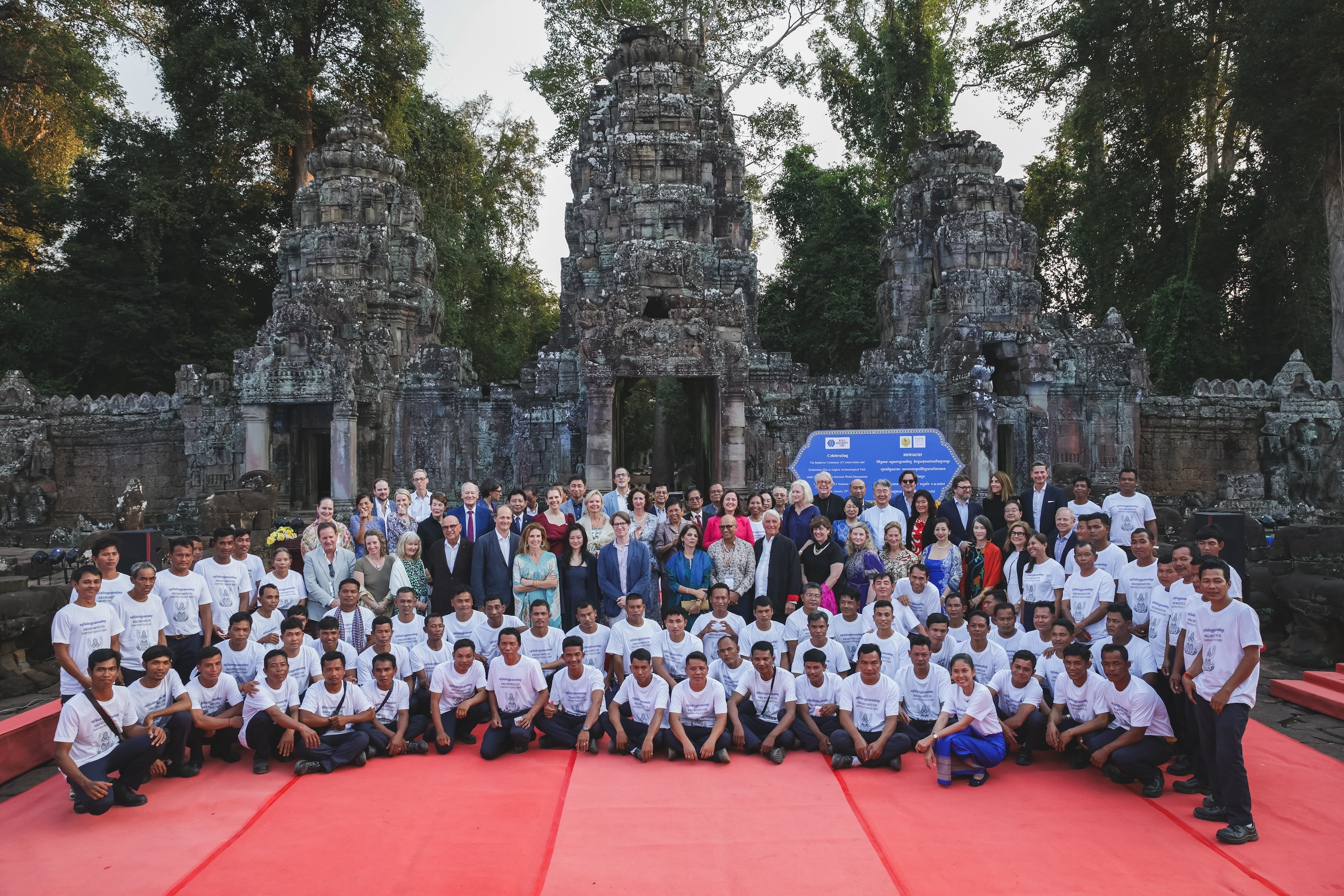 04 attendees of handover ceremony including the local technicians who have worked on the project