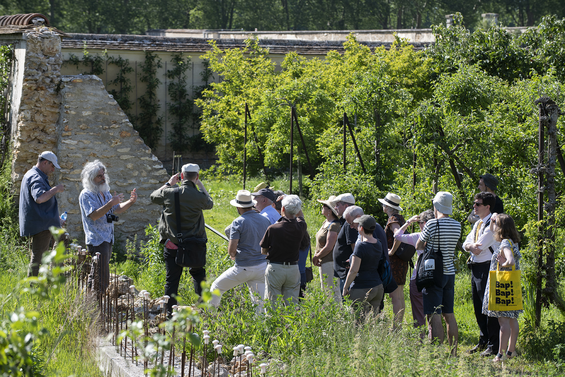 Attendees enjoying Watch Day at the Potager du Roi, 2019