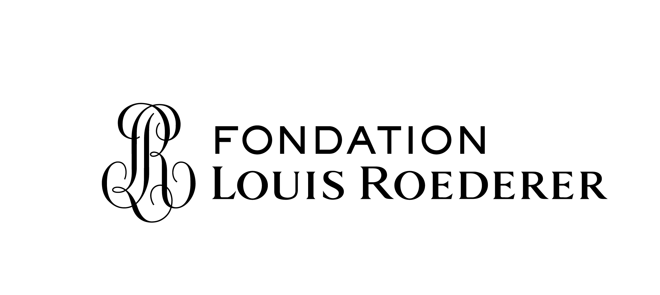 FONDATION LOUIS ROEDERER LOGO NOIR SUR BLANC