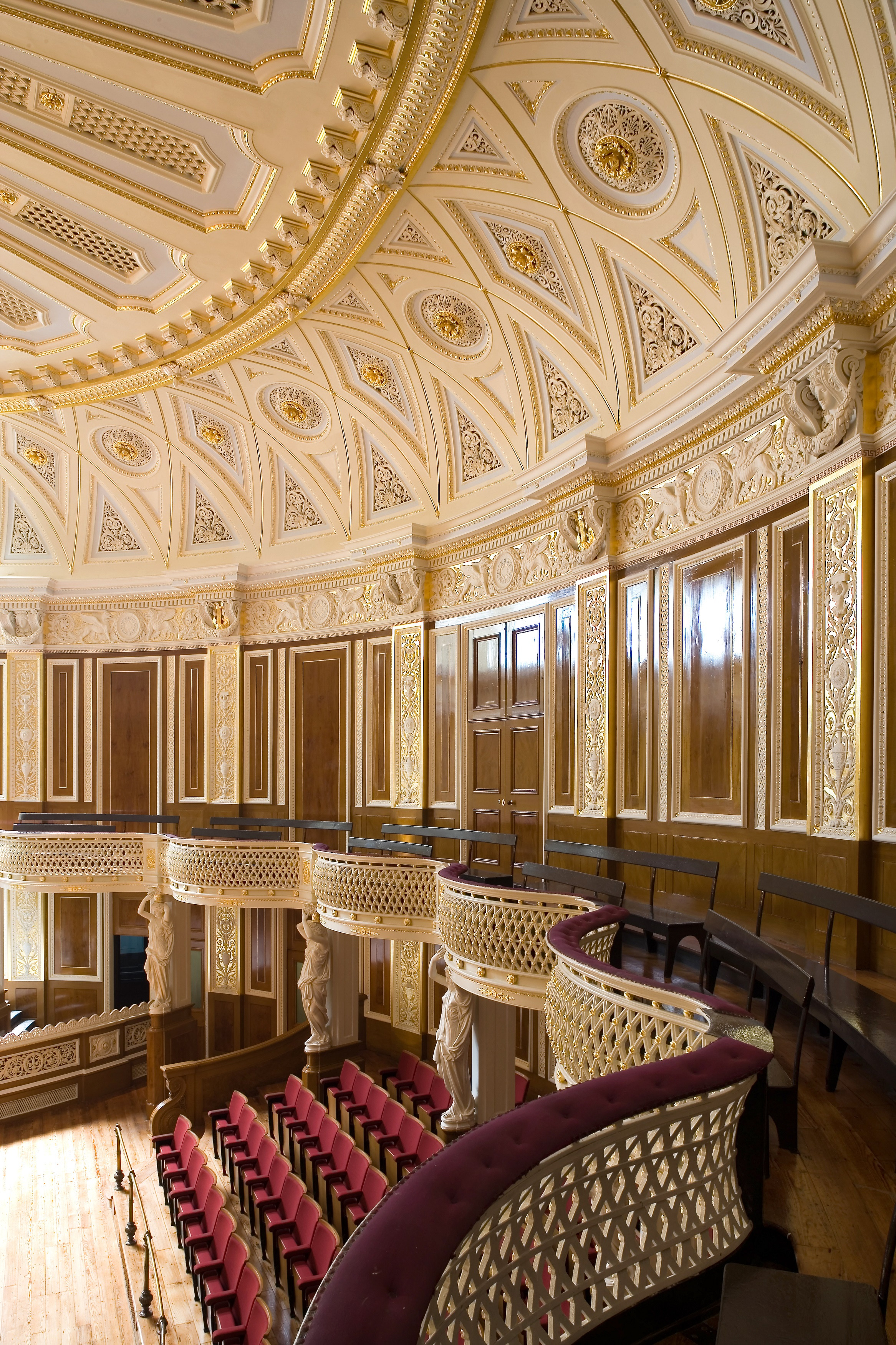 Completed small concert room, St. George&#039;s Hall, Liverpool, UK, 2006