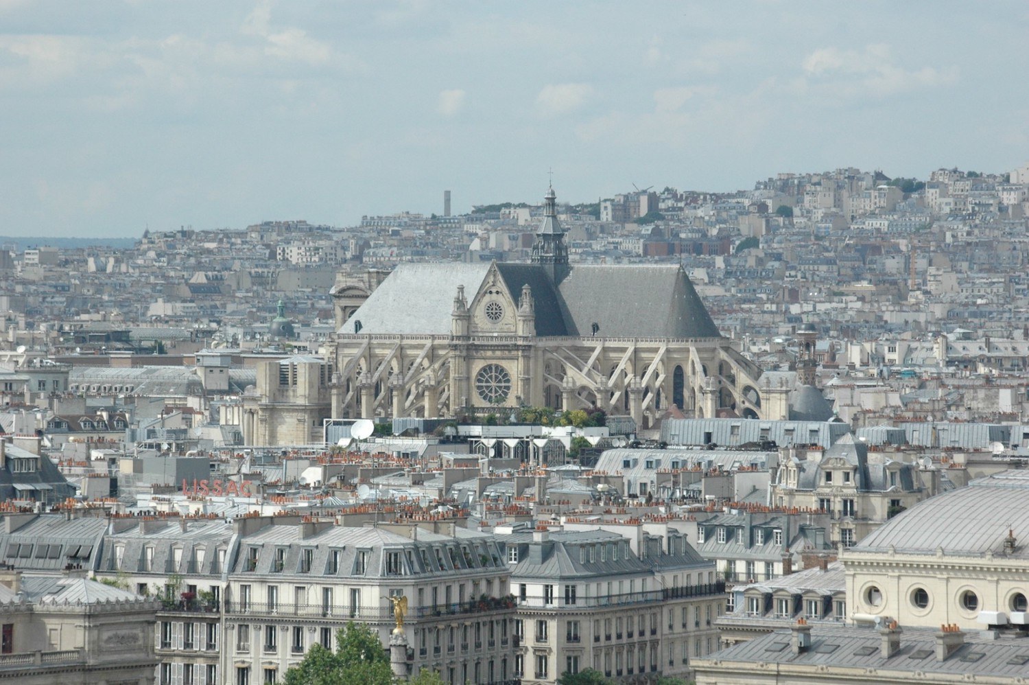 The Church of Saint-Eustache in the middle of Paris' 1st Arrondissement, near the market of Les Halles. Photo credit: Louis Robiche/Paroisse Saint-Eustache.