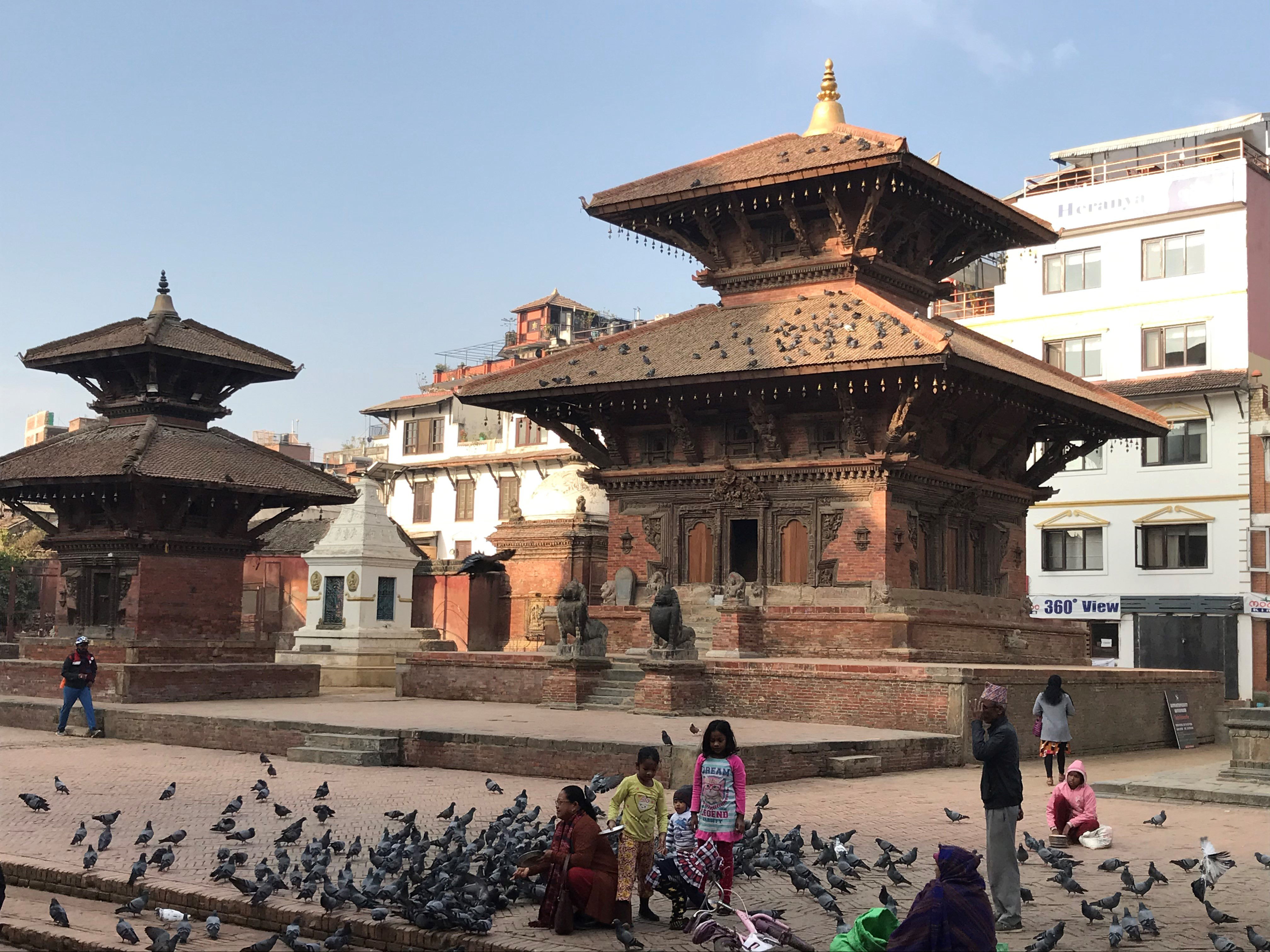 Char Narayan from north east after conservation, 2020